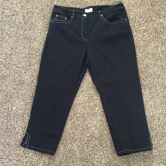Jones New York Denim - Jones New York Dark Denim Stretch Jeans Sz 16
